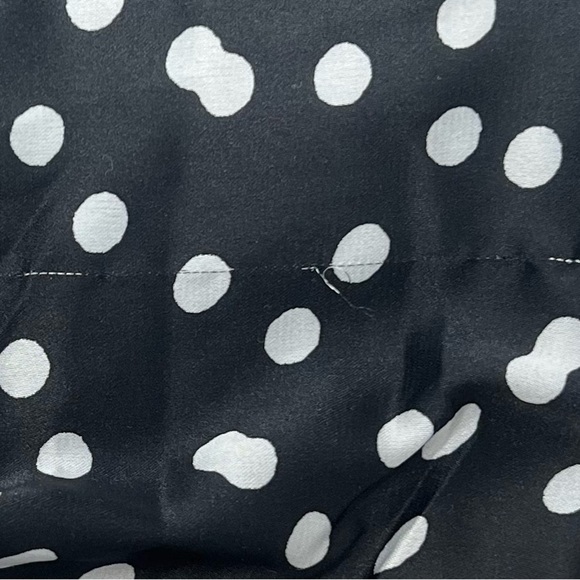 Betsey Johnson Polka Dot Beaded Hi-low Ruffle Midi Length Wrap dress sz 8 new - Picture 11 of 11